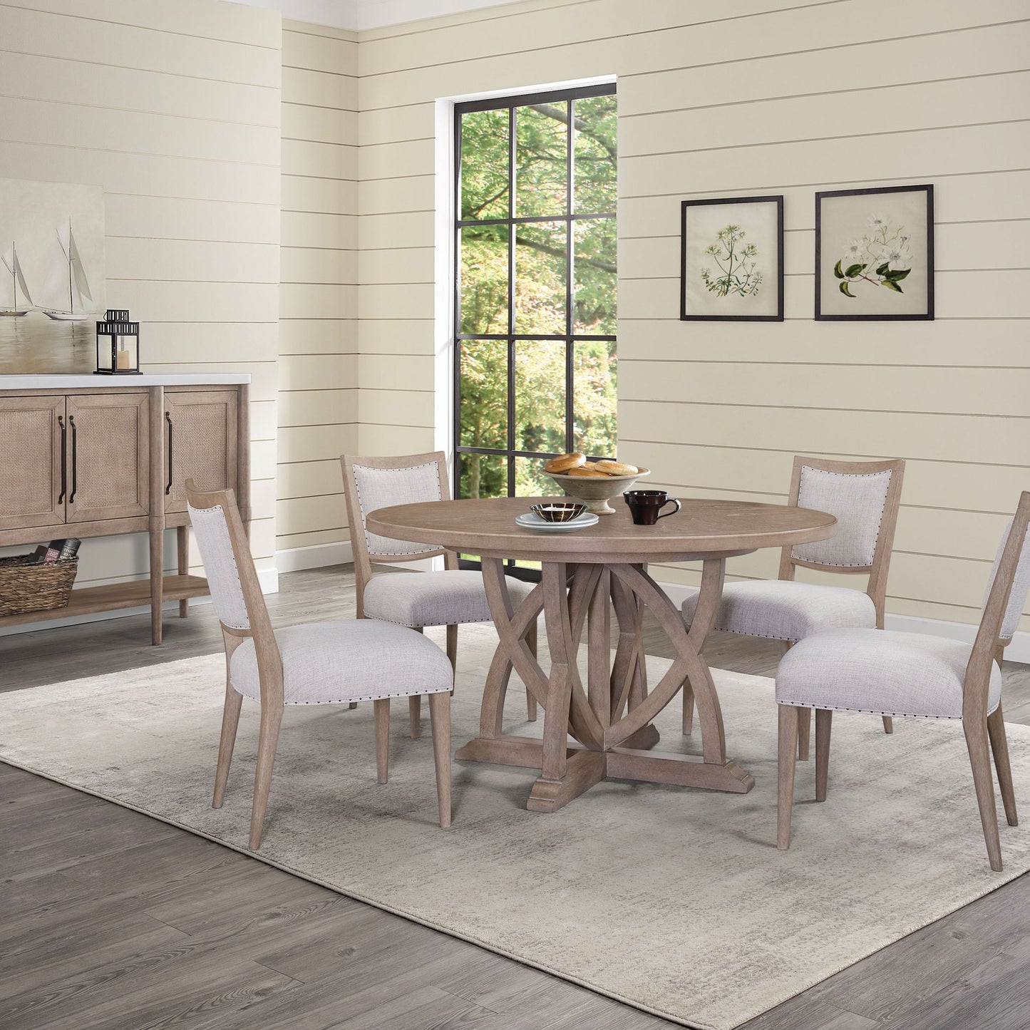 Oversized Side Dining Chair (Set of 2) - Sand