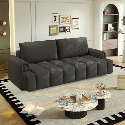 4-Seater Modern Couch With Seats Storage