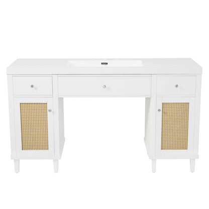 Bathroom Vanity With Sink, Spacious Storage Cabinet