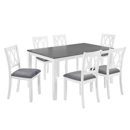 Modern Dining Set With Upholstered Chairs