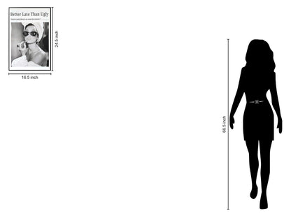 "Chic Reflection" Canvas In Frame - Gray