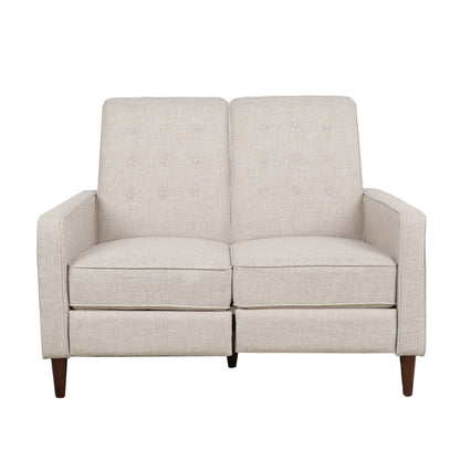 Manville - Contemporary Tufted Loveseat Pushback Recliner
