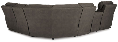 Hoopster - Laf Zero Wall Power Recliner - Gunmetal