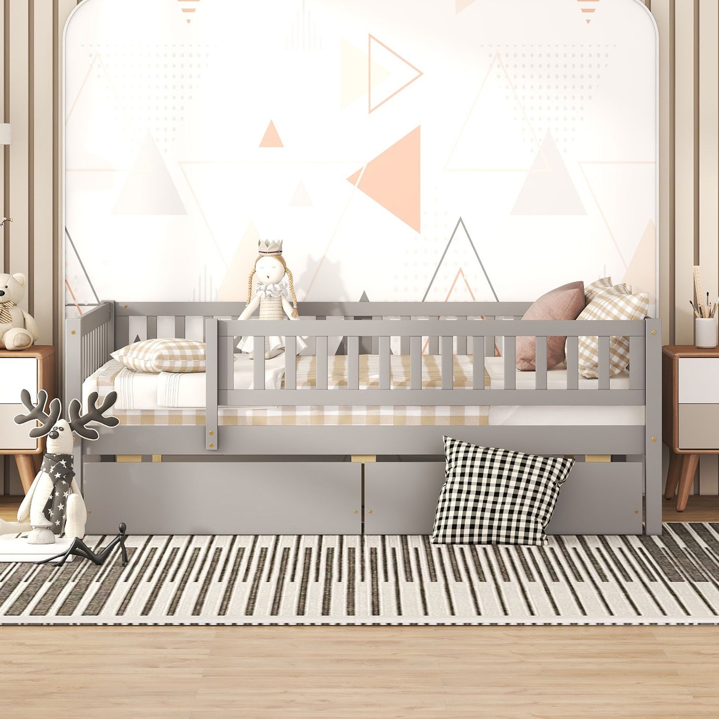 Multi Functional Wooden Daybed Bed