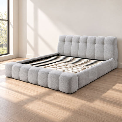 Hannah - Queen Upholstered Bed - Gray