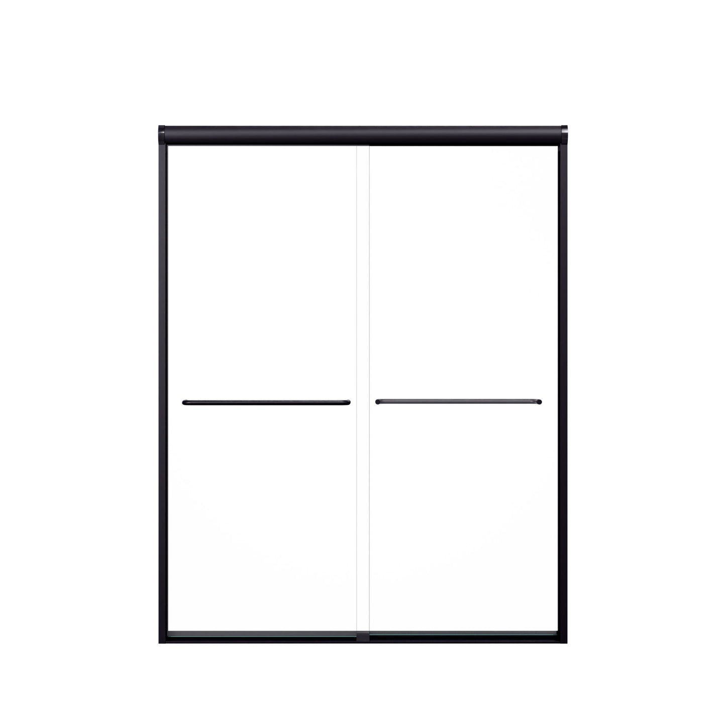 Modern Semi Frameless Double Sliding Shower Door