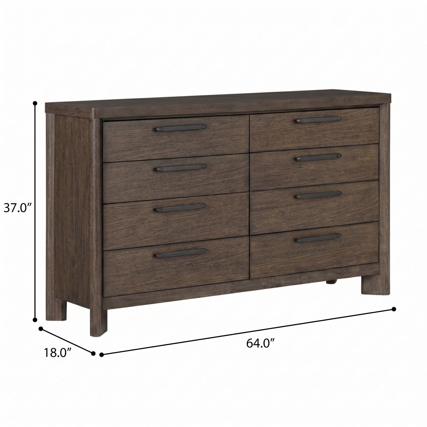 8 Drawer Dresser With Rustic Design