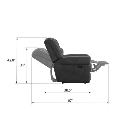 Gliding Recliner - Gray