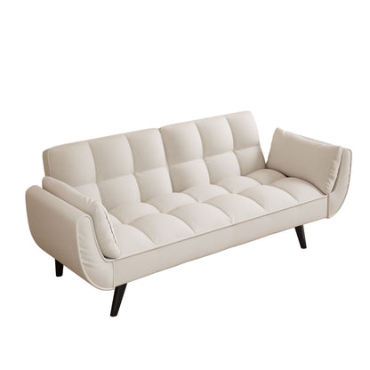 Sofa Soft Two Armrests Throw Pillow Pillow Comfortable Fit Apartment Bedroom Small Space