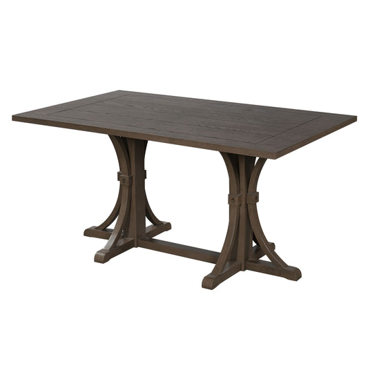 Dining Table With Trestle Base
