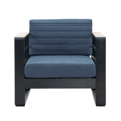 Giovanna - Club Chair Set With Aluminum Frame