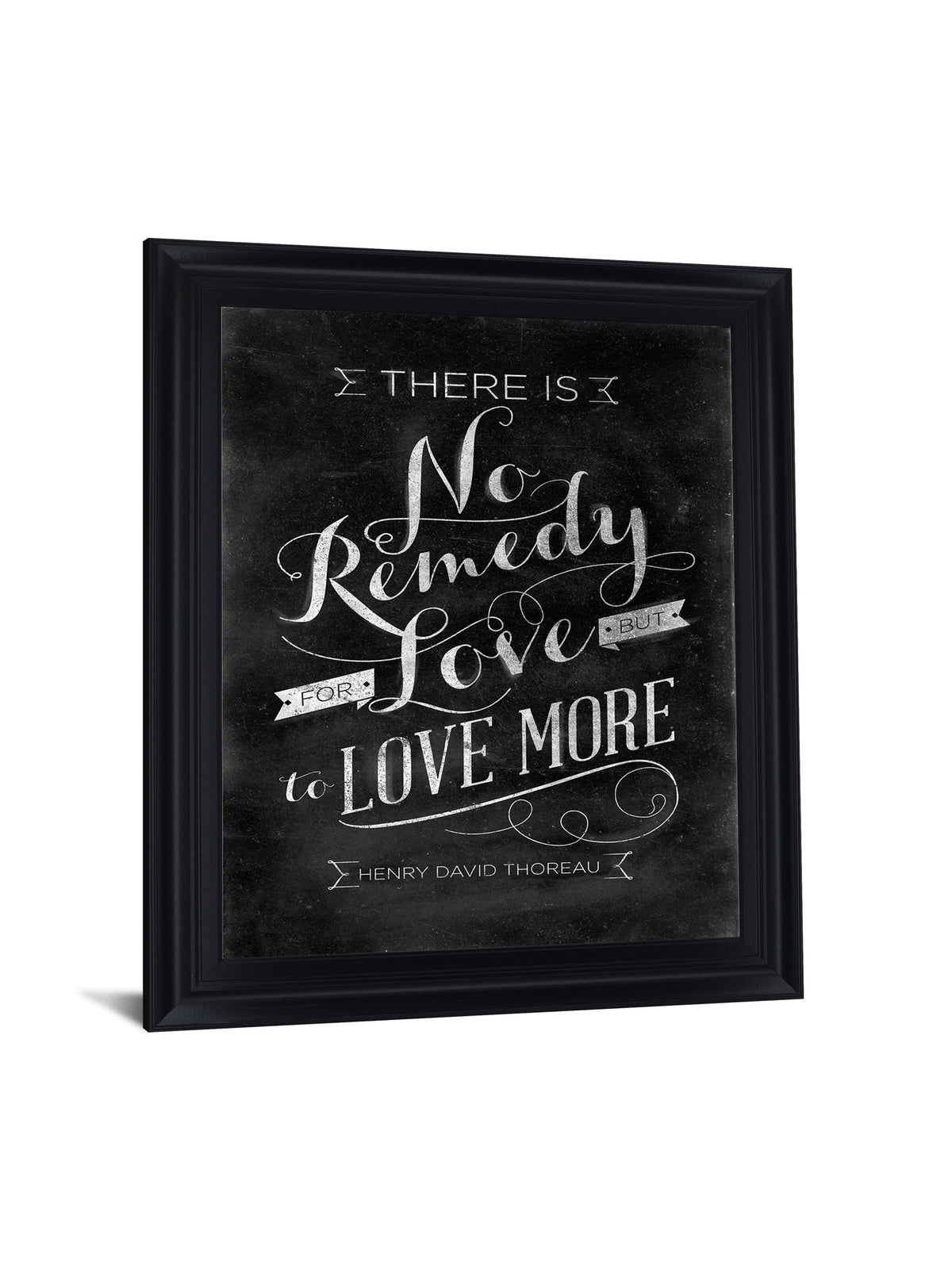 Chalk Wisdom - 28" x 34" Framed Wall Art - Black