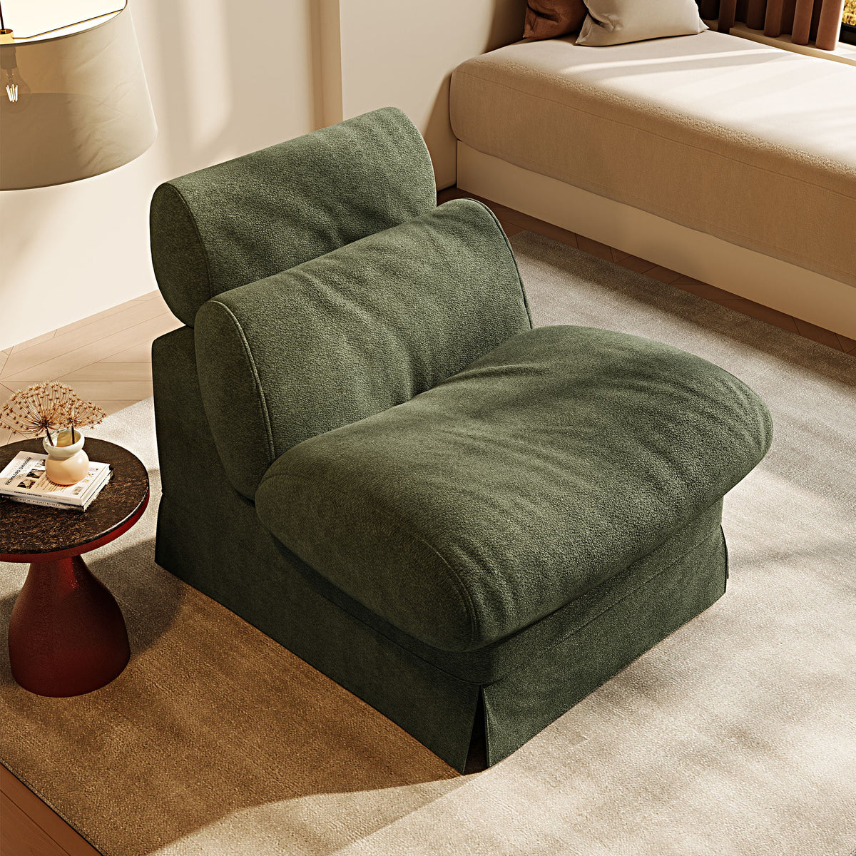 Accent Chair, Soft Medium Firm Upholstery For Living Room