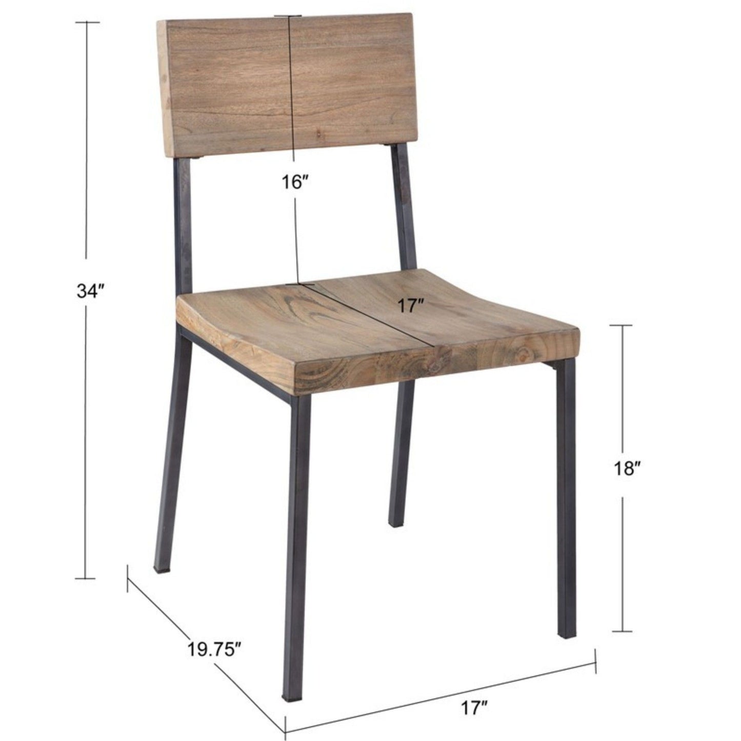 Tacoma - Dining Chair (Set of 2) - Gray