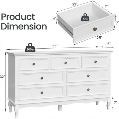 7 Drawer Dresser