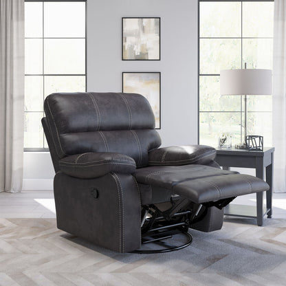 Rustic Swivel Gliding Recliner