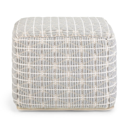 Noreen - Upholstered Square Pouf