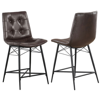 Counter Height Stools & Padded Seat (Set of 2)