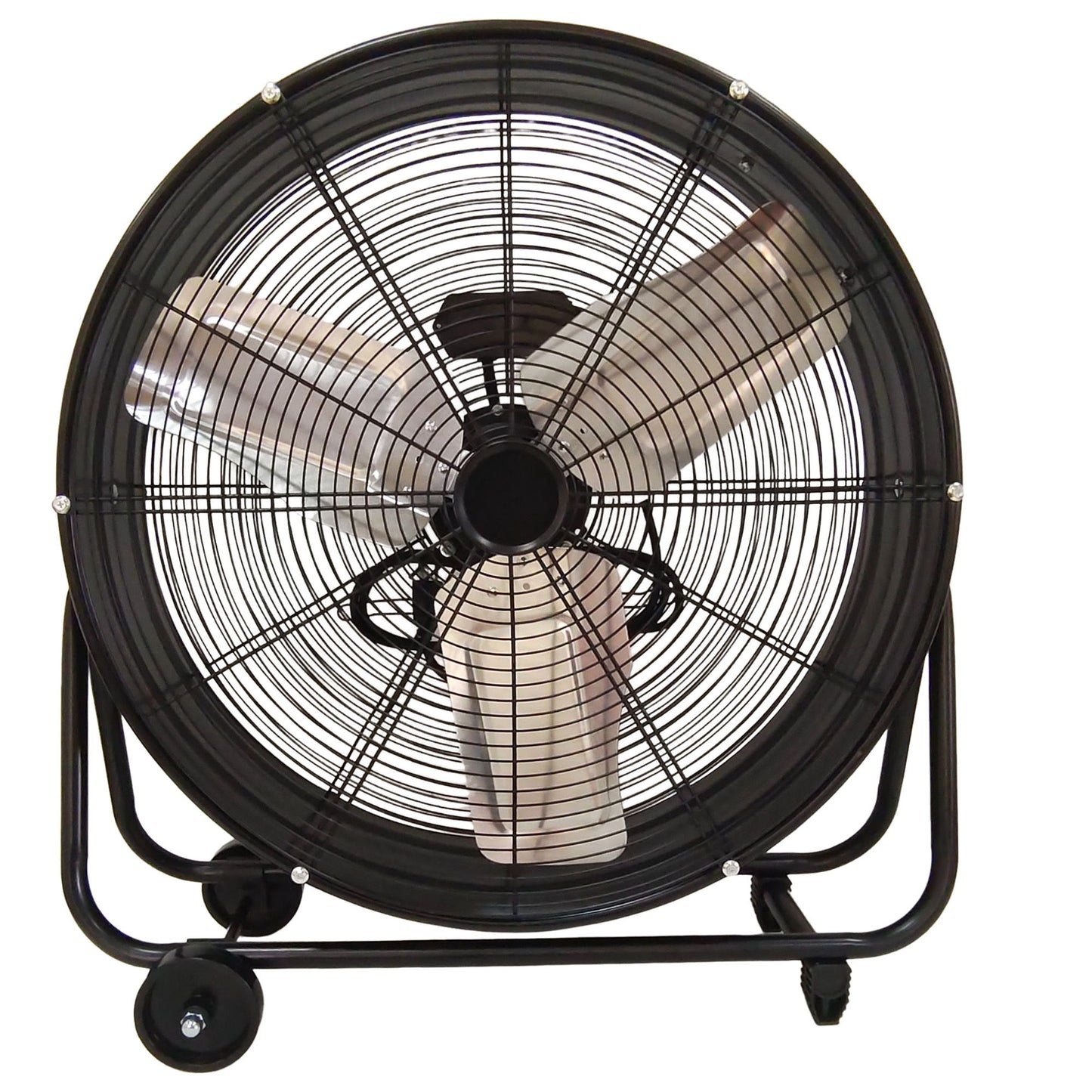 Drum Fan With Pure Copper Wiring Motor And Blades - Black