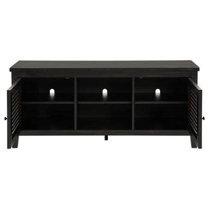 Concord - 2-Door TV Stand Console - Distressed Java