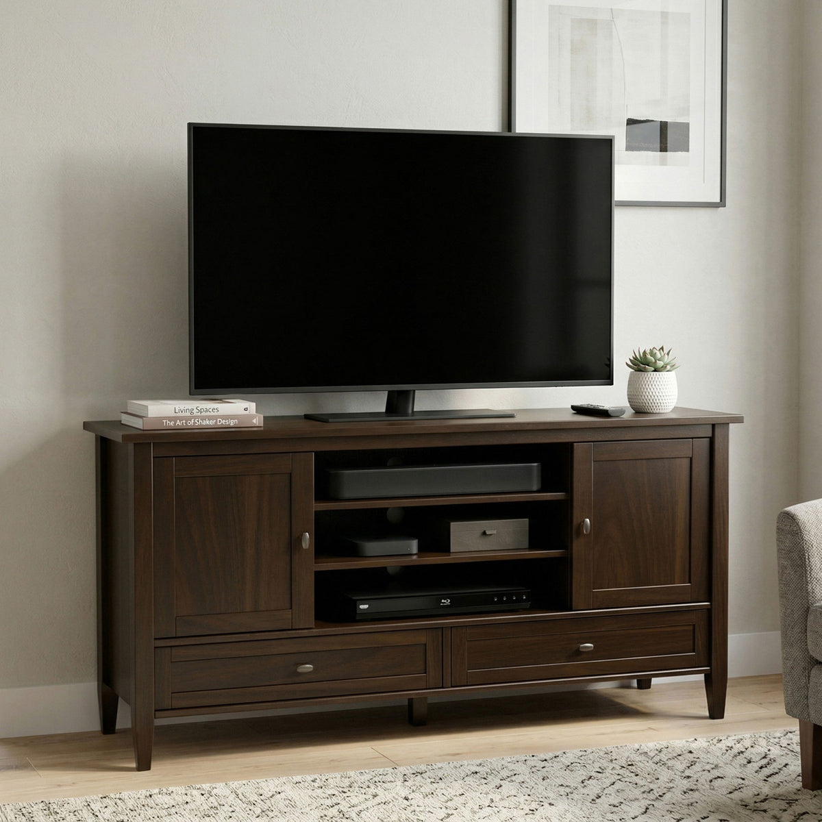 Warm Shaker - TV Media Stand Handcrafted