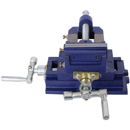 Industrial Quality Cross Slide Vise, Drill Press Metal Milling 2 Way X - Y