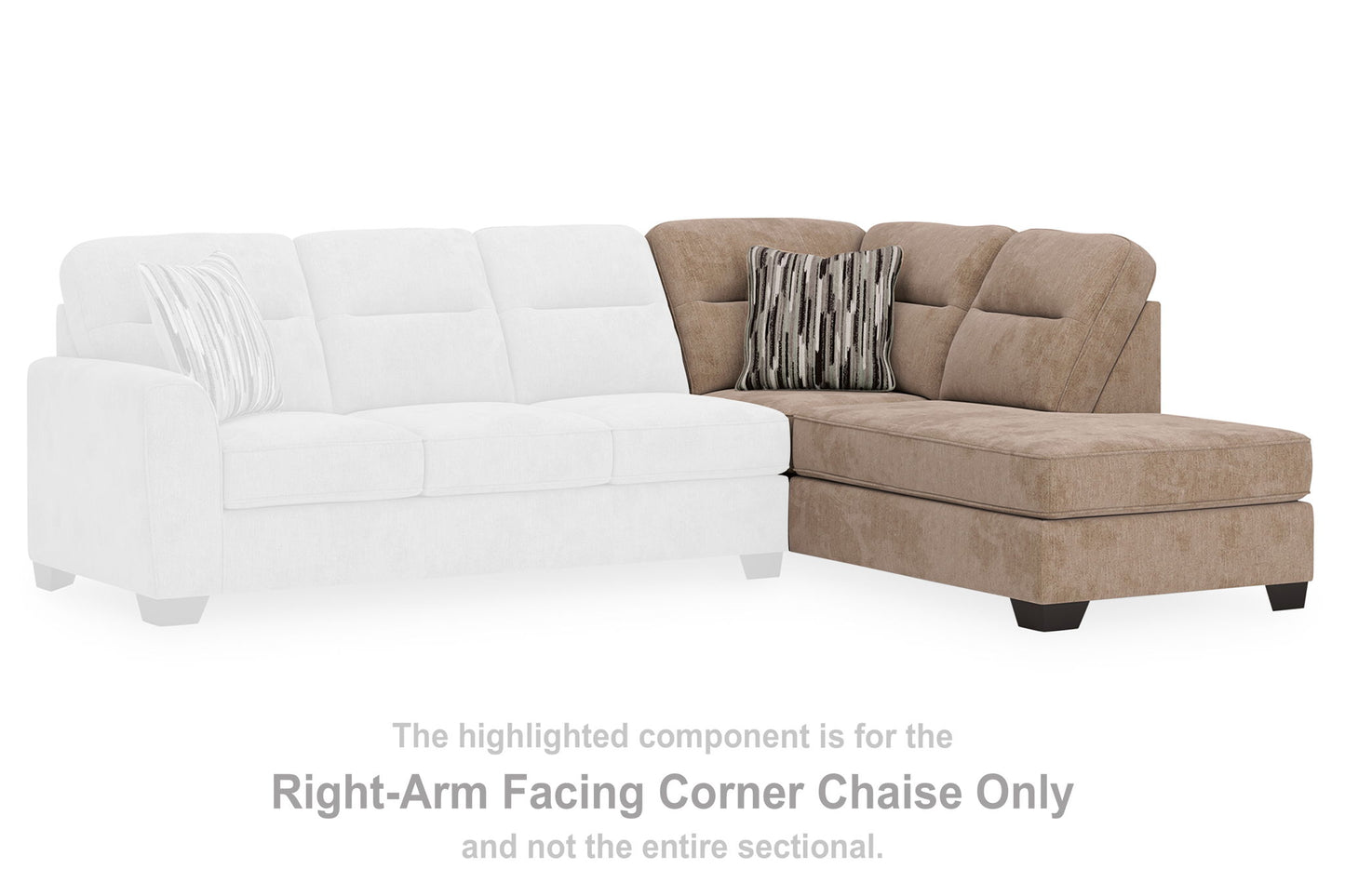 Olten - RAF Corner Chaise - Mocha