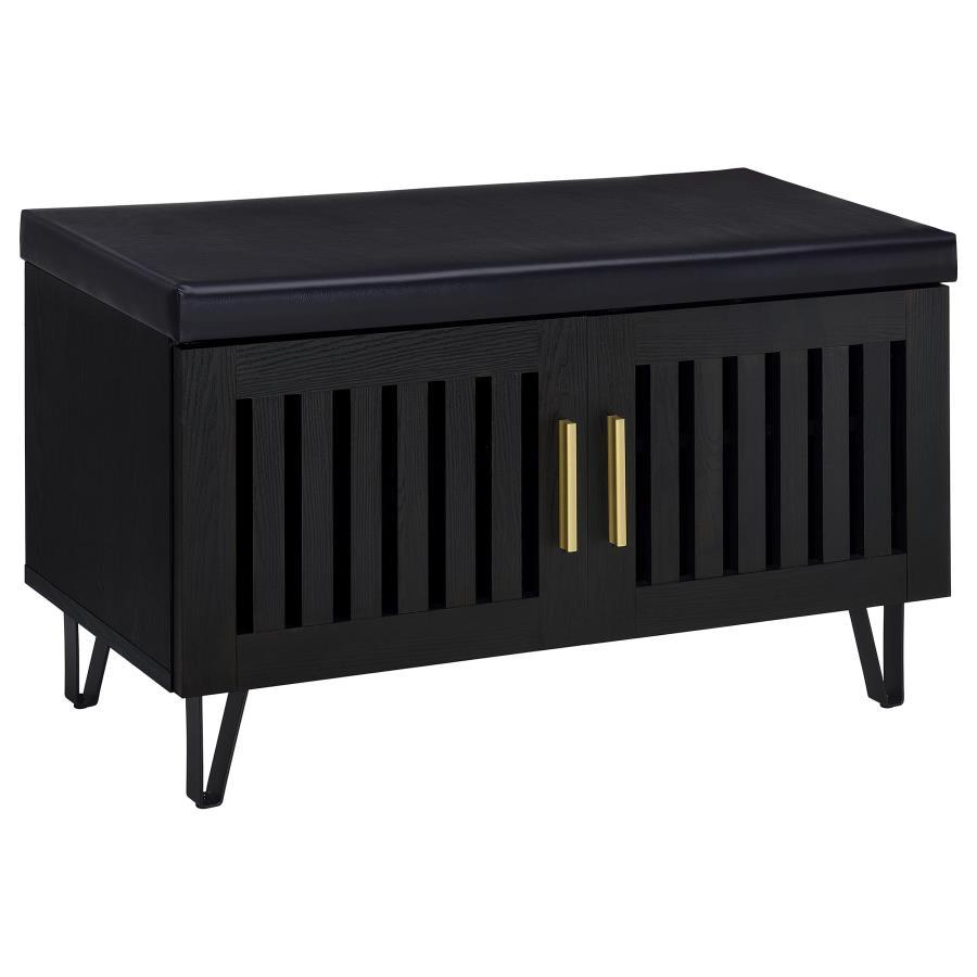 Brixton - 2-Door Padded Entryway Shoe Storage Bench