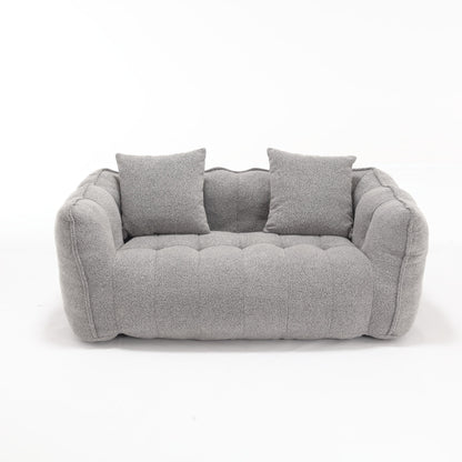 Cozy Beanbag Chair With High Resilience Foam Core For 2