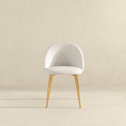 Marion - Dining Chair (Set of 2) - Gold / White