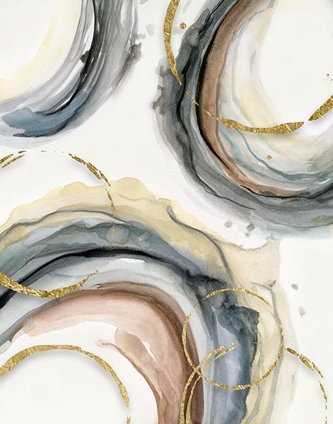 Gold Elasticity II By Nan - Beige