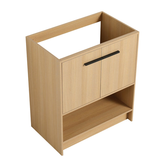 Modern Freestanding Bathroom Vanity With 2 Doors
