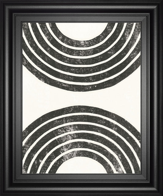 Over The Rainbow BW I By Moira Hershey - Framed Print Wall Art - Black