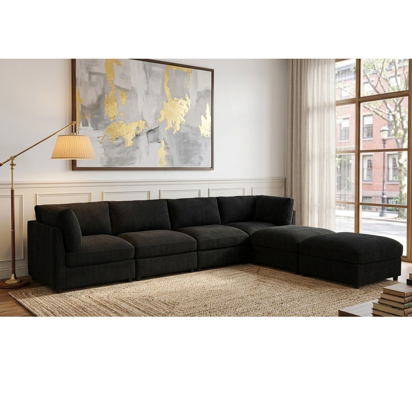 Modern Reversible Modular Sectional