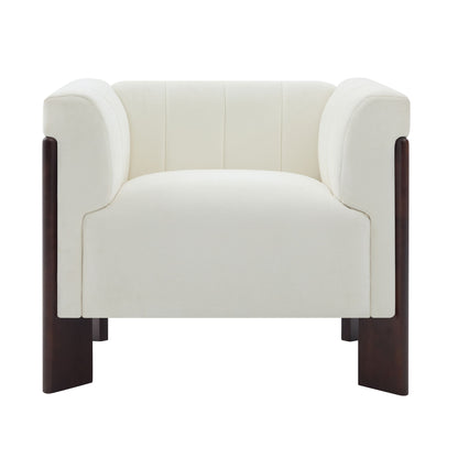 Accent Chair With Tight Back For Living Room