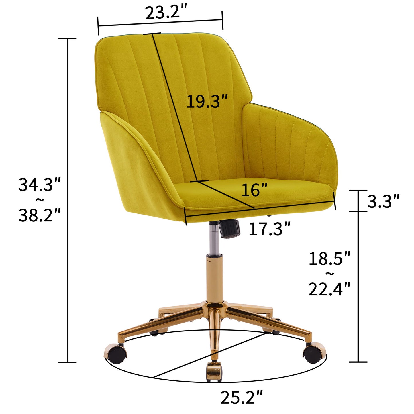 Adjustable Ergonomic Swivel Office Chair