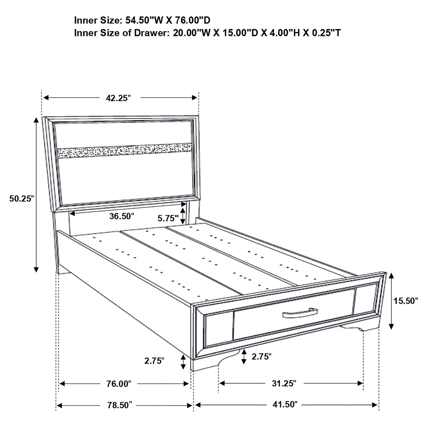 Annie - 4 Piece Bedroom Set