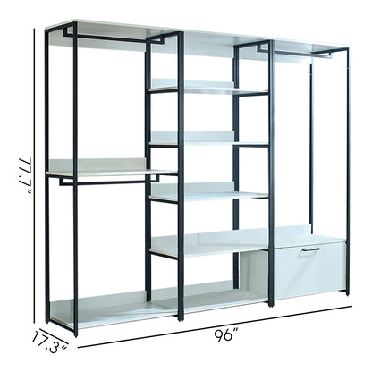 Fiona - Freestanding Walk-In, Closet System - White