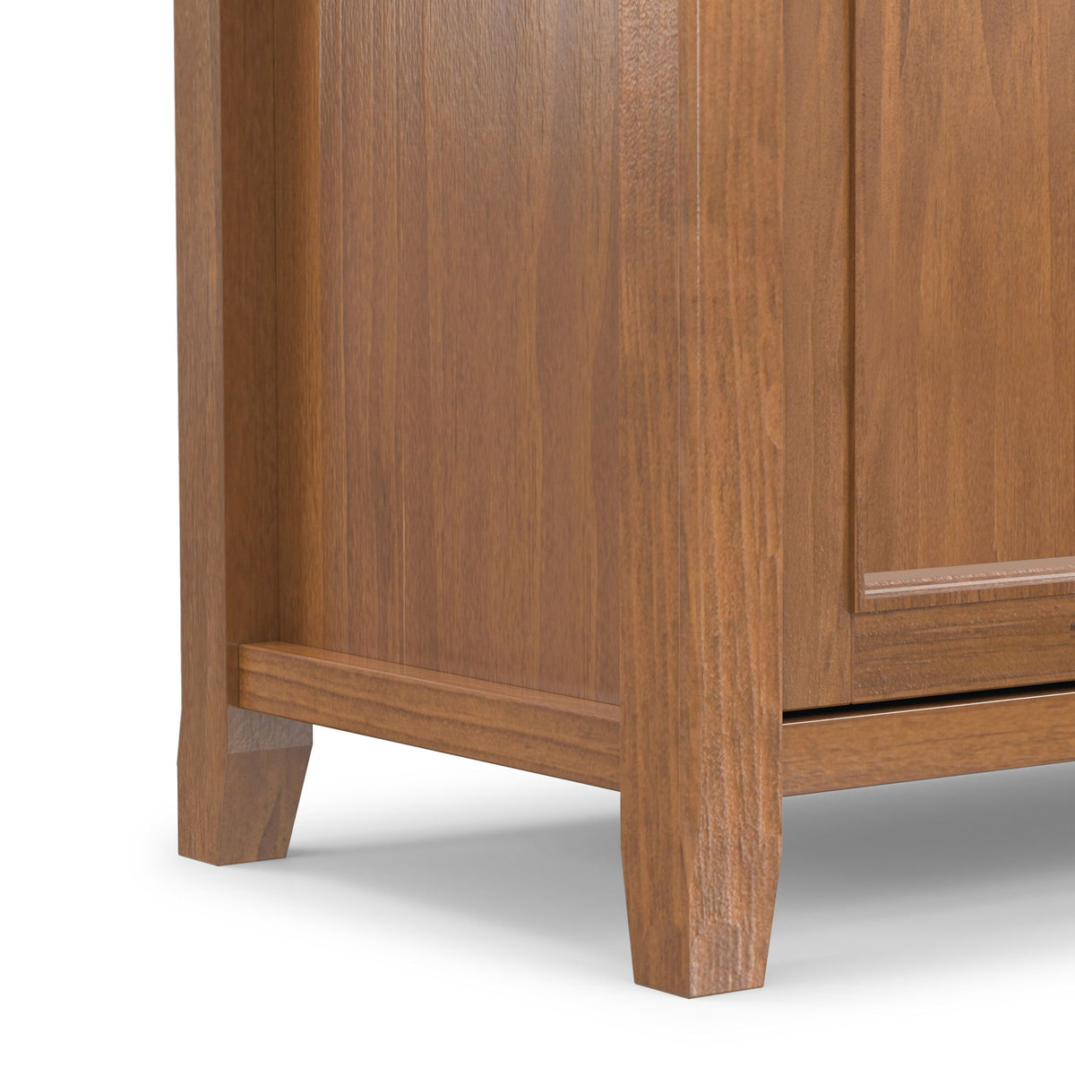 Amherst - TV Media Stand - Medium Saddle Brown