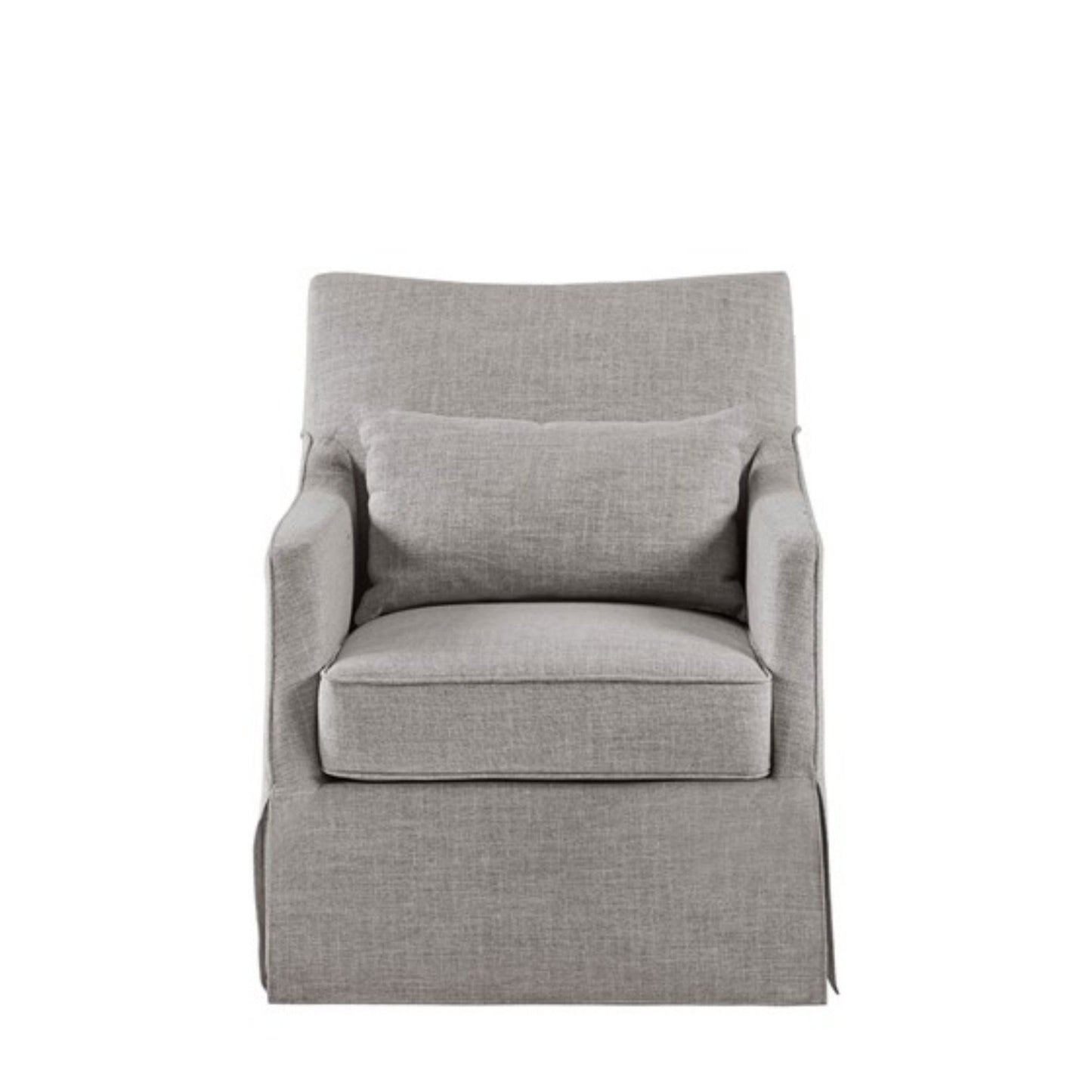 Traditional Design London Skirted Swivel Chair