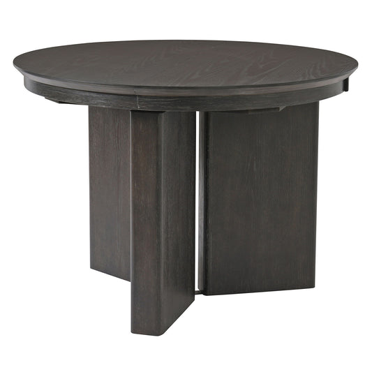 Farmhouse Oval Extendable Dining Table With Pedestal Base