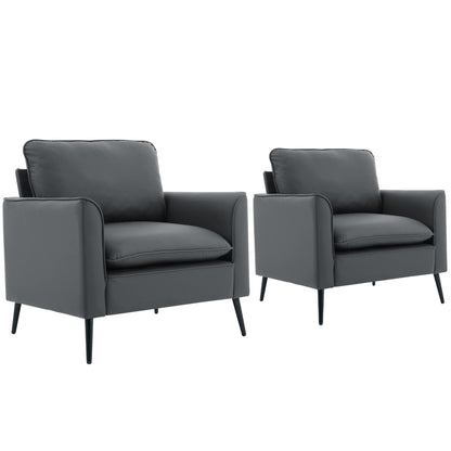 Nordic Retro Light Luxury Upholstered Sofa Chair