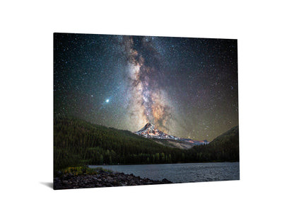 Tempered Glass With Foil - Starry Mountain - Dark Gray