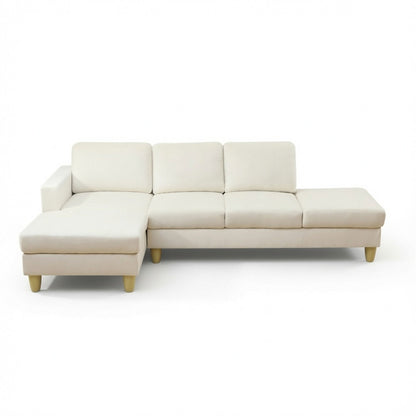 L - Shaped Sectional Sofa With Chaise & Ottoman