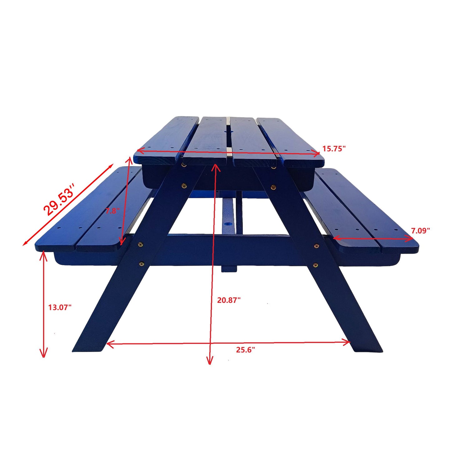 Durable Solid Wood Children's Dining Table And Chairs Set, Multi-Functional