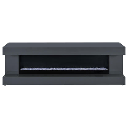 TV Stand Fireplace Console With Bluetooth Speaker