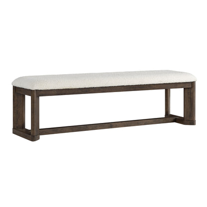 Backless Upholstered Dining Bench