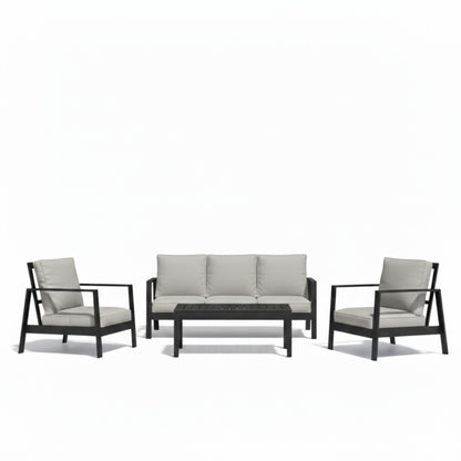 Modern 5 Seat Outdoor Patio Furniture Set With Coffee Table