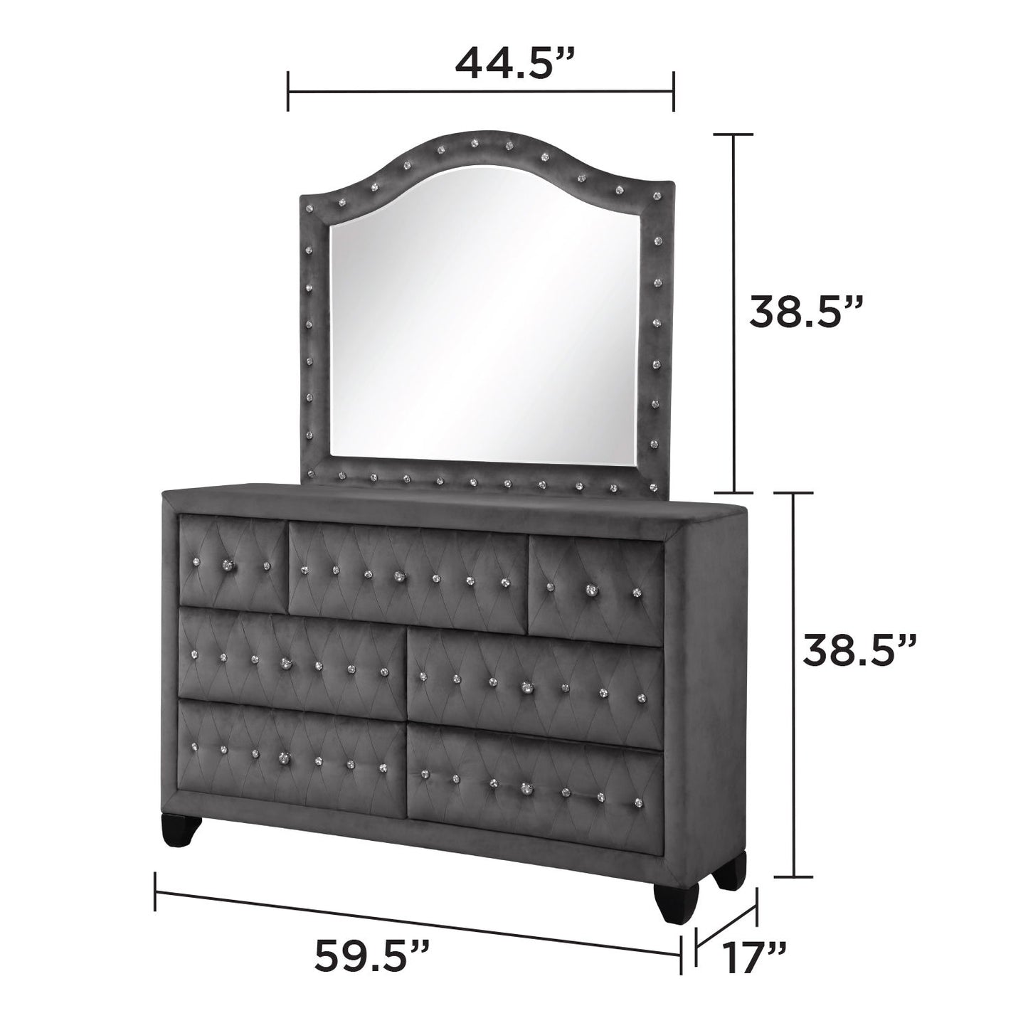 Sophia - 7 Drawer Dresser