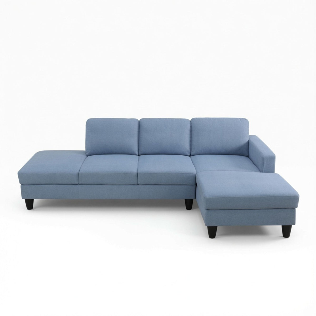 L - Shaped Sectional Sofa With Chaise & Ottoman